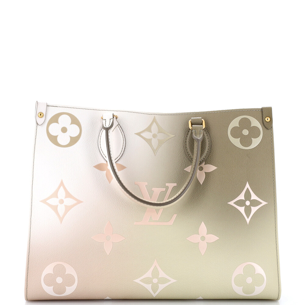 Louis Vuitton MM OnTheGo Tote Spring in the City Monogram Giant Canvas